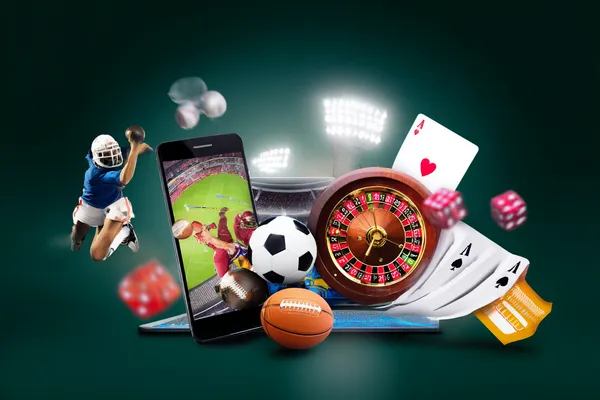 A glamorous woman holding casino chips in a neon-lit environment, representing the premium online casino atmosphere of LUCKYBANGLA88.